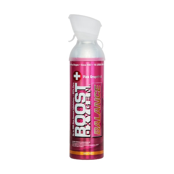 Boost Oxygen Portable 95% Pure Supplemental Oxygen, 10L, Pink Grapefruit 704 - main